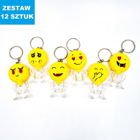 BRELOKI ŚWIECĄCE "SERIA -2"  - 12 szt.