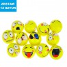 PIŁKI PIANKOWE "EMOTKI-3" - 12 szt.