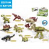 KLOCKI  "DINOZAURY"- 6 szt.