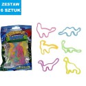 BRANSOLETKI "FRIENDZ BANDZ - DINO"- 6 szt.