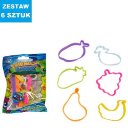 BRANSOLETKI "FRIENDZ BANDZ - OWOCE"- 6 szt.