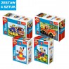 MAXI PUZZLE  "STRAŻAK SAM"- 4 szt.