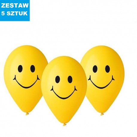 BALONY "SMILE - 2" - 5 szt.