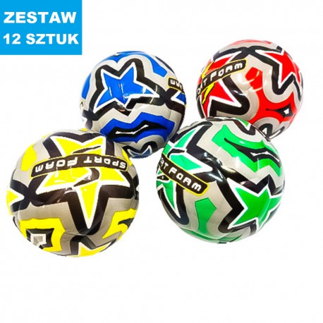 PIŁKI PIANKOWE "GWIAZDA" - 12 szt.