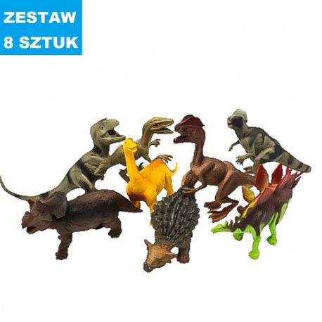 DINOZAURY "Seria -21" - 8 szt.