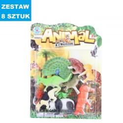 ZWIERZĄTKA DZIKIE "SERIA  - 6" - 8 szt.