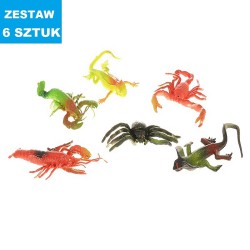 ZESTAW GUMOWYCH  ZWIERZĄTEK - 6 szt.