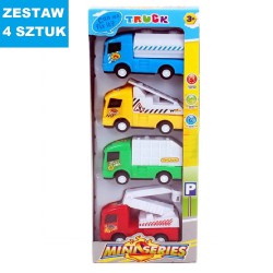 AUTA CIĘŻARÓWKI  - 4 szt.