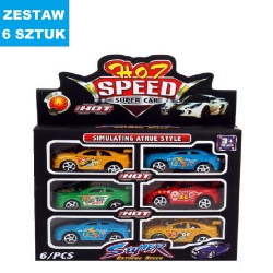 AUTA SPORTOWE "SUPER SPEED" - 6 szt.