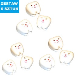 GUMKI SZKOLNE "ZĄBKI-FACE"- 6 szt.