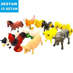 ZWIERZĄTKA  DOMOWE "SERIA - 6"- 12 szt.