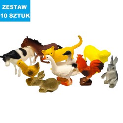 ZWIERZĄTKA  DOMOWE "SERIA - 5"- 10 szt.