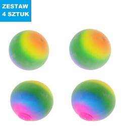 SQUEEZE "PIŁKA - TĘCZA" - 4 szt.