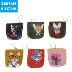 PORTMONETKI "KOTKI-3" - 6 szt.