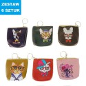 PORTMONETKI "KOTKI-3" - 6 szt.