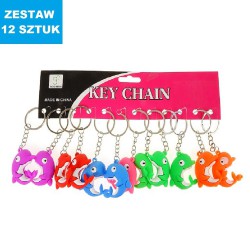 BRELOKI "DELFIN - 1"  - 12 szt.