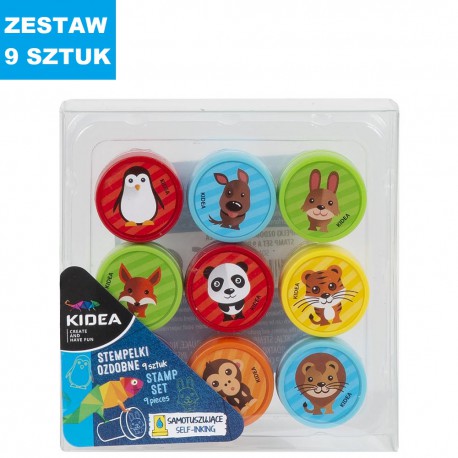 STEMPELKI "ZWIERZĄTKA - 1" - 9 szt.