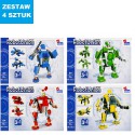KLOCKI ROBOTY "SERIA 2"- 4 szt.