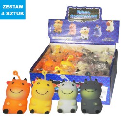 GNIOTEK GUMOWY  "YOYO - ZWIERZĄTKA" - 4 szt.