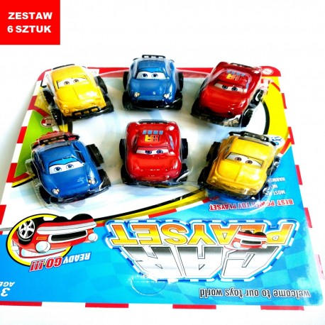 CARS  "ZESTAW 1"- 6 szt.