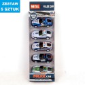 POJAZDY "POLICE CAR" - 5 szt.