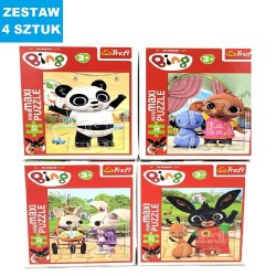 MAXI PUZZLE  "BING"- 4 szt.