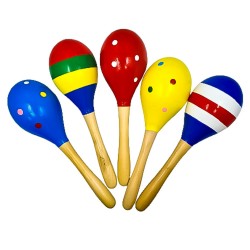 ZABAWKA DREWNIANA "MARAKAS" - 1 szt.