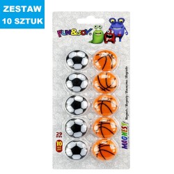 MAGNESY "PIŁKI" - 10 szt.
