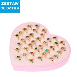 PIERŚCIONKI "PREMIUM-25"-36 sztuk