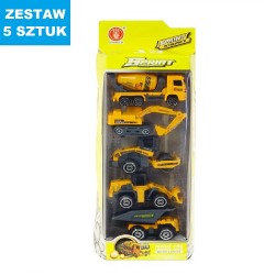 AUTA METALOWE "BUDOWA-SPRINT" - 5 szt.