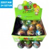 PIŁKI PIANKOWE "DINOZAUR - BOX" - 24 szt.