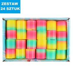 SPRĘŻYNY TĘCZOWE "BOX 24" - 24 szt.