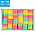 SPRĘŻYNY TĘCZOWE "BOX 24" - 24 szt.