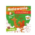 MALOWANIE - DOKLEJANIE "ZWIERZĘTA LEŚNE" Kolorowanka + Naklejki