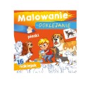MALOWANIE - DOKLEJANIE "PIESKI" Kolorowanka + Naklejki