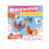 MALOWANIE - DOKLEJANIE "PTAKI" Kolorowanka + Naklejki