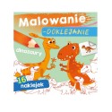 MALOWANIE - DOKLEJANIE "DINOZAURY" Kolorowanka + Naklejki
