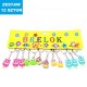 BRELOKI "SOWY - 6" - 12 szt.