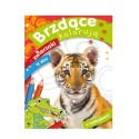 KOLOROWANKA Z NAKLEJKAMI  "Brzdące kolorują zwierzaki w ZOO"