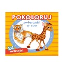 KOLOROWANKA  "POKOLORUJ ZWIERZAKI W ZOO + NAKLEJKI"