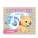 KOLOROWANKA  "POKOLORUJ ZABAWKI + NAKLEJKI"