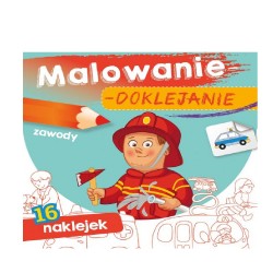MALOWANIE - DOKLEJANIE "ZAWODY" Kolorowanka + Naklejki