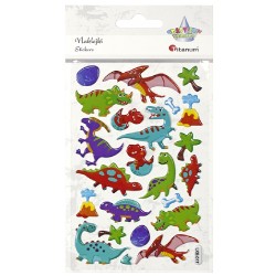 NAKLEJKI WYPUKŁE "DINOZAURY - 3"