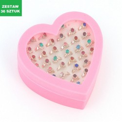 PIERŚCIONKI "LUX"-36 szt.