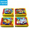 MINI PUZZLE  "AUTKA"  - 4 szt.