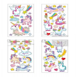 NAKLEJKI "JEDNOROŻEC" (A)