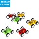 SAMOCHODY DWUSTRONNE "DINO" - 4 szt.