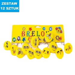 BRELOKI ŚWIECĄCE "SERIA - 9" - 12 szt.