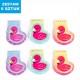 NOTESIK "FLAMING-2" - 6 szt.