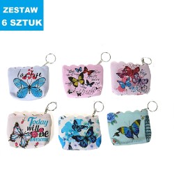 PORTMONETKI "MOTYLE - 1" - 6 szt.